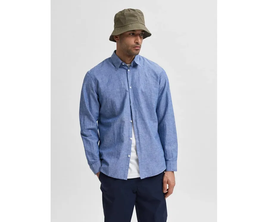 obrazek 1 Selected Homme Koszula 16078867 Niebieski Slim Fit