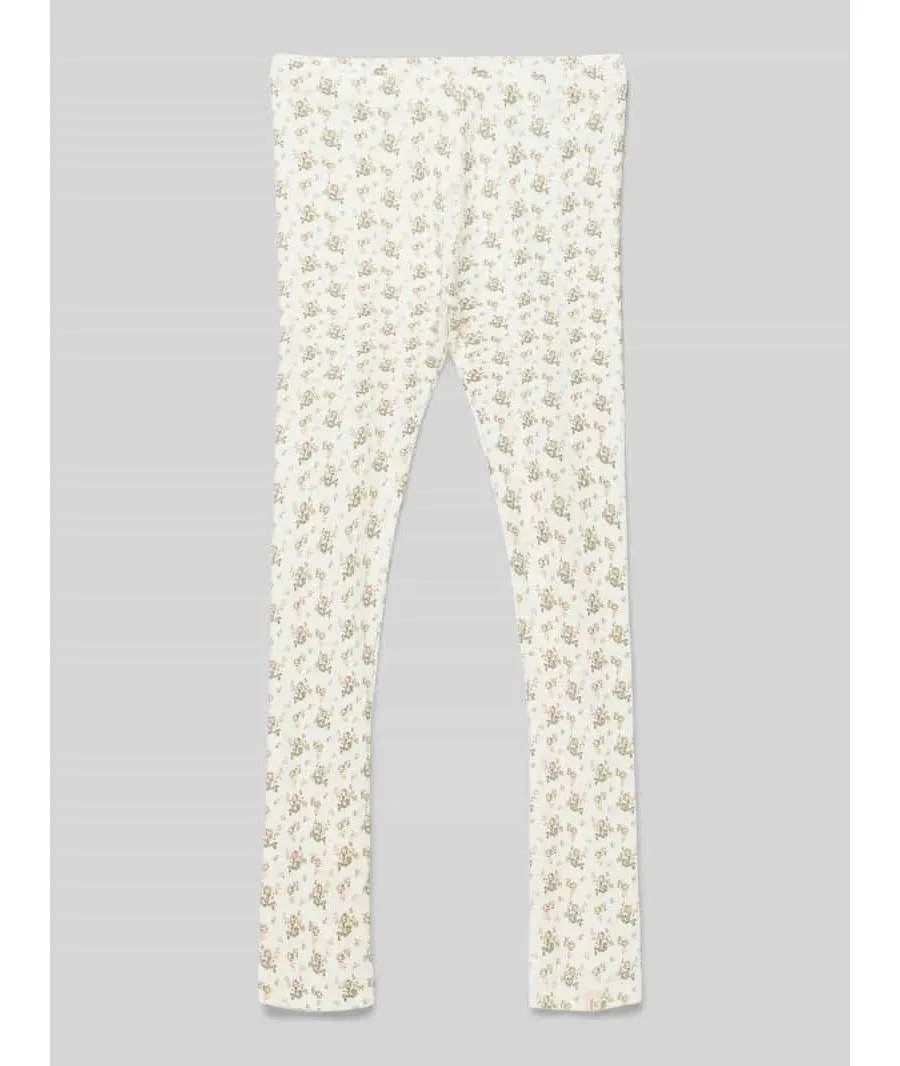 obrazek 1 Legginsy o kroju slim fit z drobnym prążkowaniem