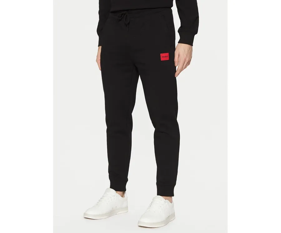obrazek 1 Hugo Spodnie dresowe Doak212 50447963 Czarny Regular Fit HUGO