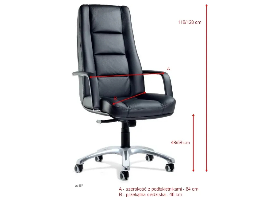 picture 3 Black elegant classic armchair for Zefla office