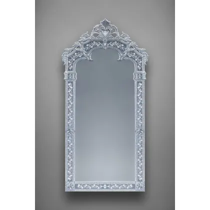 Zdjęcie Stylowe weneckie lustro podłogowe Murano