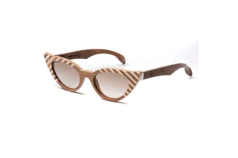 obrazek 2 Ekskluzywne, drewniane okulary dla niej o kształcie motyla - Legno Light