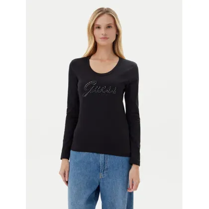 Zdjęcie Guess Bluzka W5YI26 J1314 Czarny Slim Fit