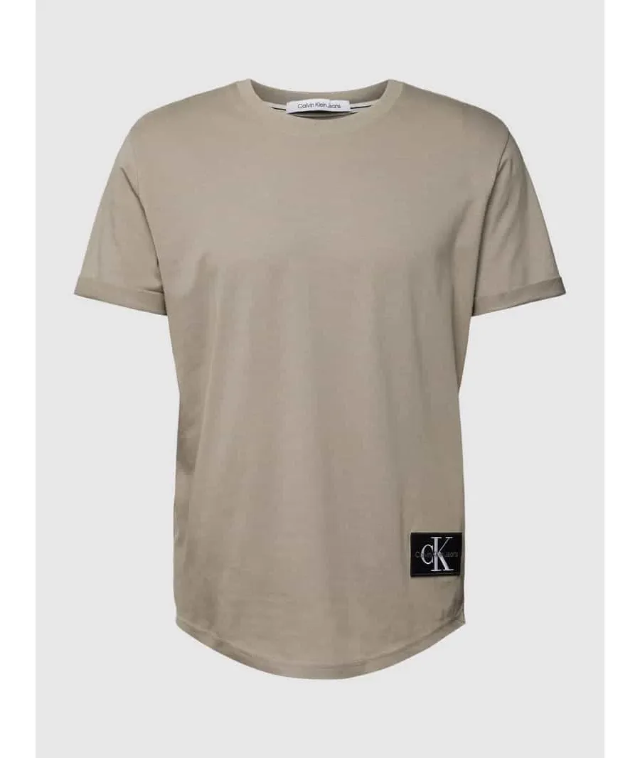 obrazek 1 Calvin Klein Jeans T-Shirt J30J323482 Beżowy Regular Fit