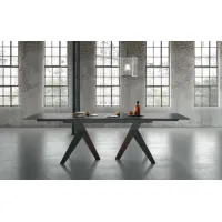 Zdjęcie Włoski nowoczesny stół L. 200 P. 100 H. 75 cm – Zamagna Italia