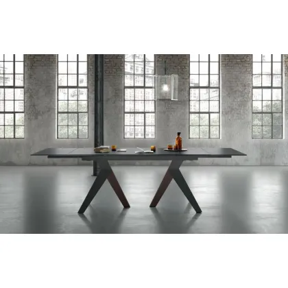 Zdjęcie Włoski nowoczesny stół L. 200 P. 100 H. 75 cm – Zamagna Italia