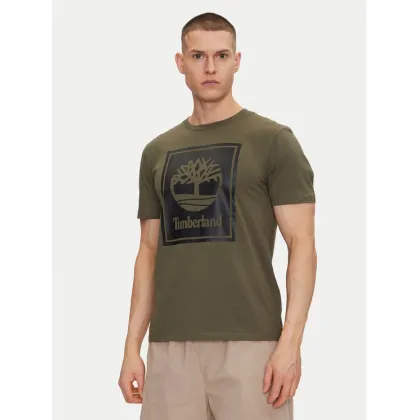 Zdjęcie Timberland T-Shirt TB0A5WQQ Zielony Regular Fit