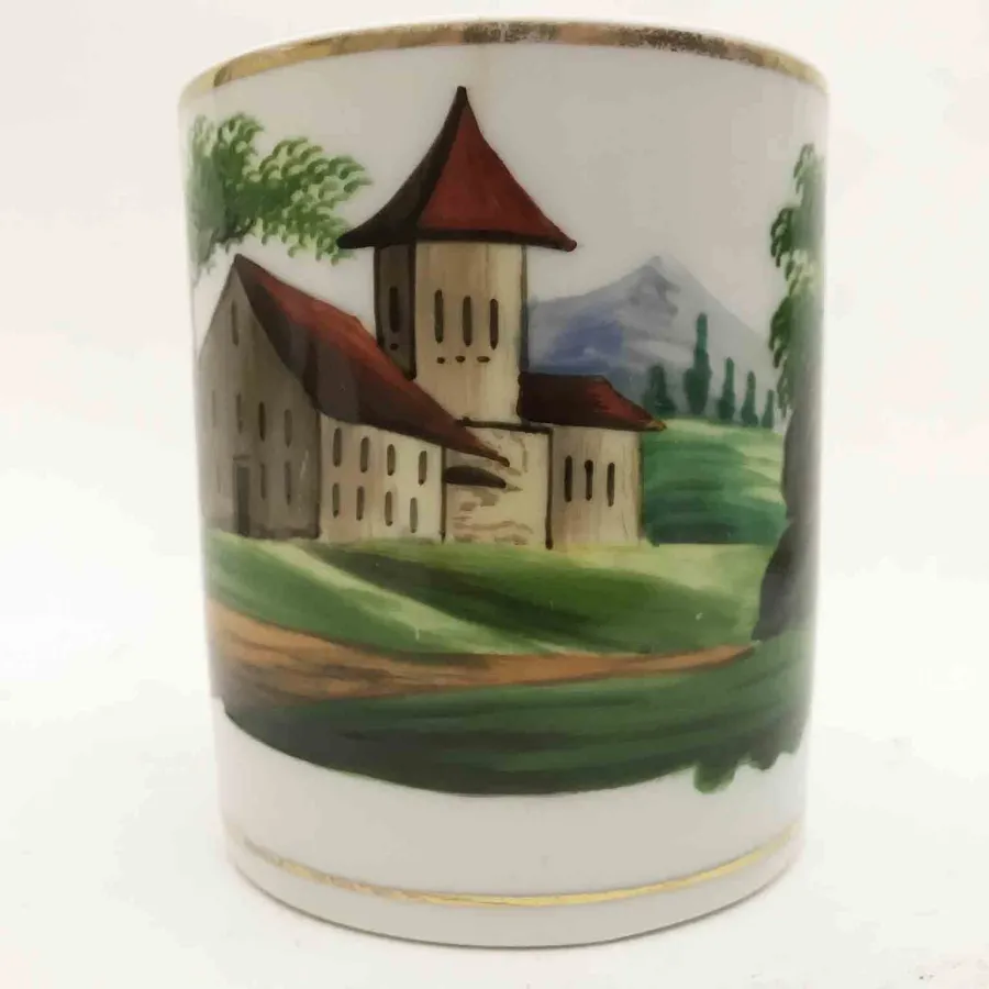 obrazek 10 XIX-wieczny serwis do herbaty z porcelany