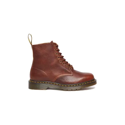 Zdjęcie Dr. Martens workery skórzane 1460 Pascal Ambassador kolor brązowy na płaskim obcasie DM31976253