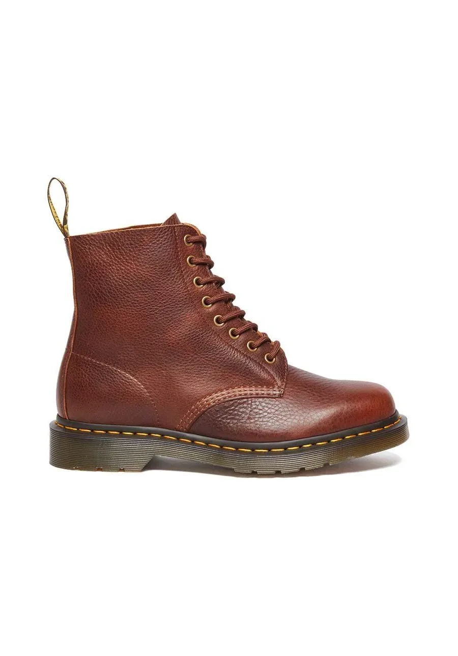 obrazek 1 Dr. Martens workery skórzane 1460 Pascal Ambassador kolor brązowy na płaskim obcasie DM31976253