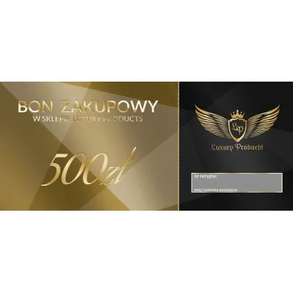 Zdjęcie Lukusowy Bon prezentowy - 500 zł do wykorzystania w sklepie Luxury Products