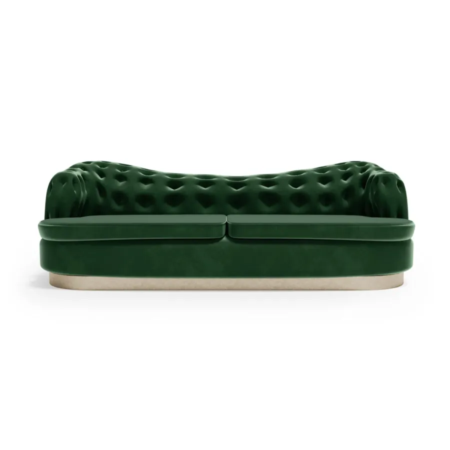 obrazek 1 Stylowa portugalska sofa w kolorze zieleni