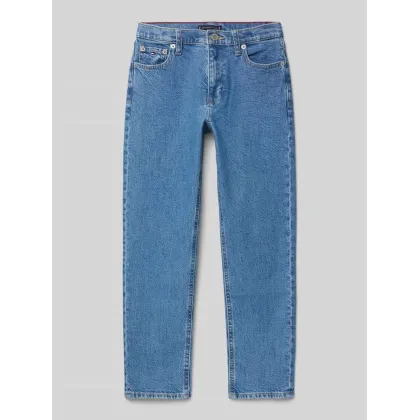Zdjęcie Jeansy o kroju tapered fit z detalami z logo