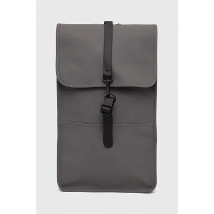 Zdjęcie Rains plecak 13000 Backpacks kolor szary duży gładki