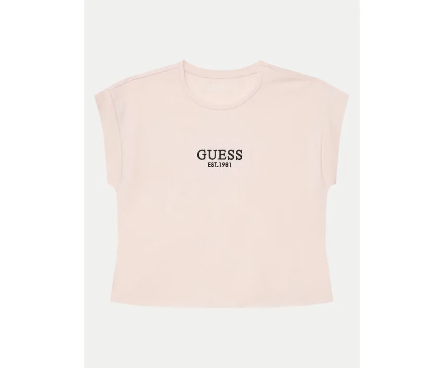 obrazek 1 Guess T-Shirt J4BI34 J1314 Różowy Boxy Fit