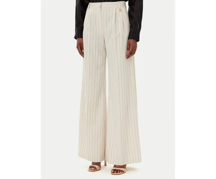 obrazek 1 Fracomina Spodnie palazzo FR25SV3002W761D4 Beżowy Wide Leg