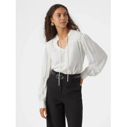 Zdjęcie Vero Moda Bluzka Bumpy 10300602 Biały Regular Fit
