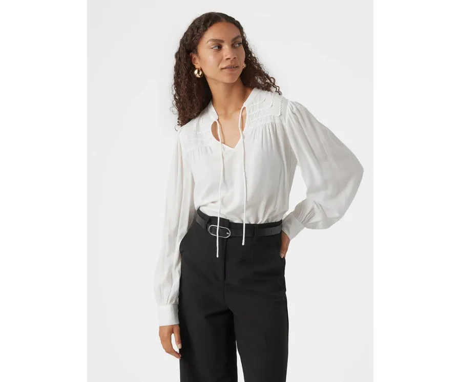 obrazek 1 Vero Moda Bluzka Bumpy 10300602 Biały Regular Fit