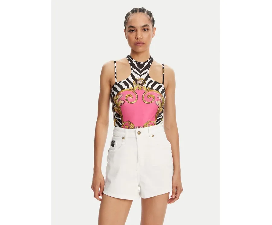 obrazek 1 Versace Jeans Couture Body 78HAM2P0 Kolorowy Slim Fit