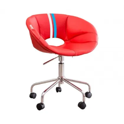 Zdjęcie Komfortowe krzesło w kolorystyce czerwonej dla dziecka - Cilek