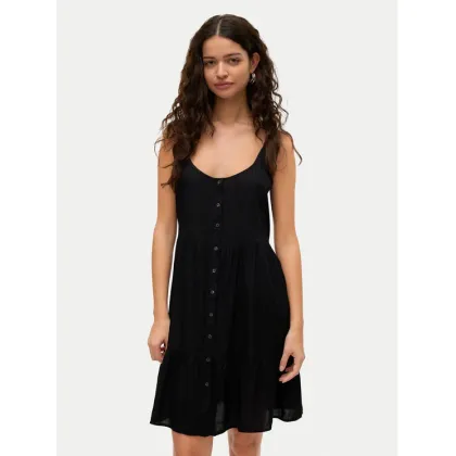 Zdjęcie Vero Moda Sukienka letnia Bumpy 10325283 Czarny Loose Fit