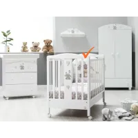 Zdjęcie Cudowne łóżeczko z wyposażeniem dla niemowlaka - Italbaby