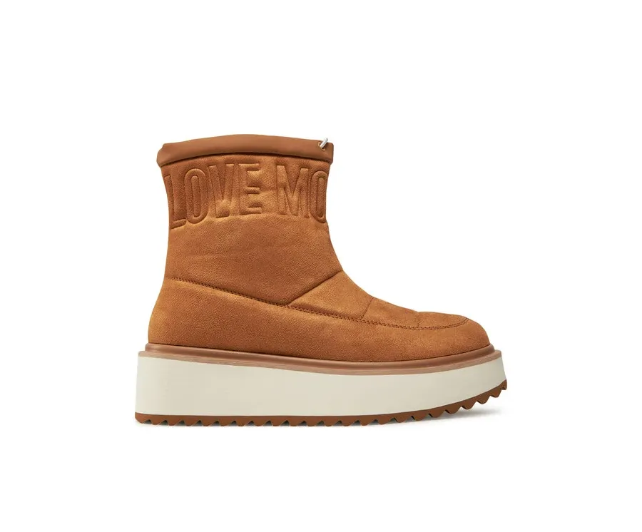 obrazek 1 LOVE MOSCHINO Botki JA24266I0LJAW208 Brązowy
