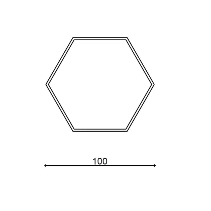 Zdjęcie Mosiężny żyrandol z wyjątkowej kolekcji Hexagon - Il Paralume Marina