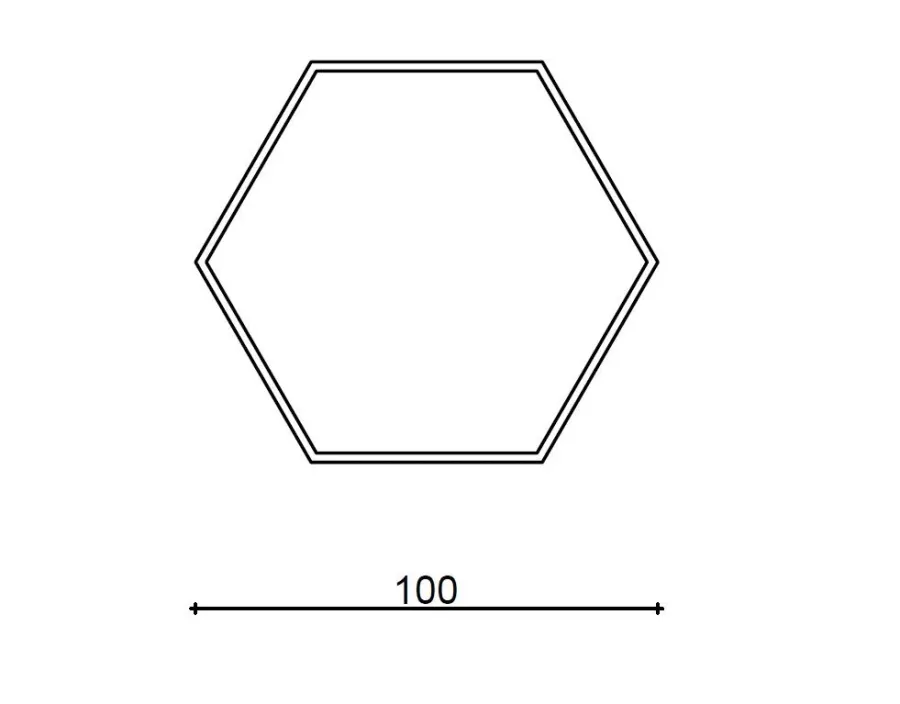 obrazek 1 Mosiężny żyrandol z wyjątkowej kolekcji Hexagon - Il Paralume Marina