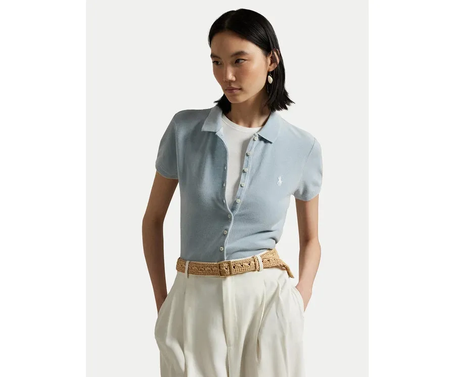 obrazek 1 Polo Ralph Lauren Polo 211965095003 Błękitny Slim Fit