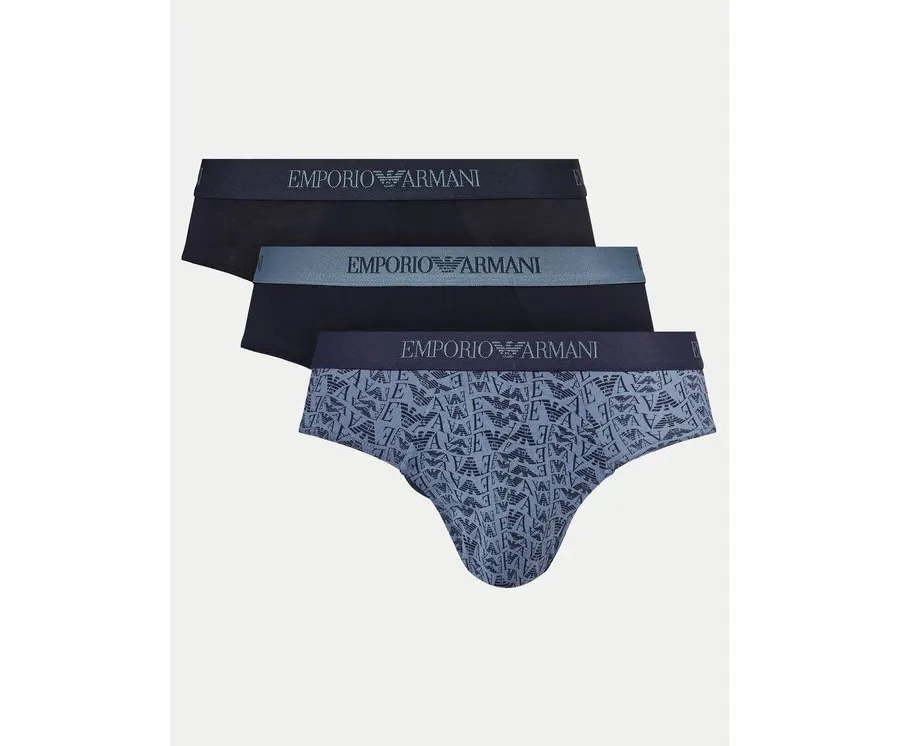 obrazek 1 Emporio Armani Underwear Komplet 3 par slipów 111624 4F722 75536 Granatowy