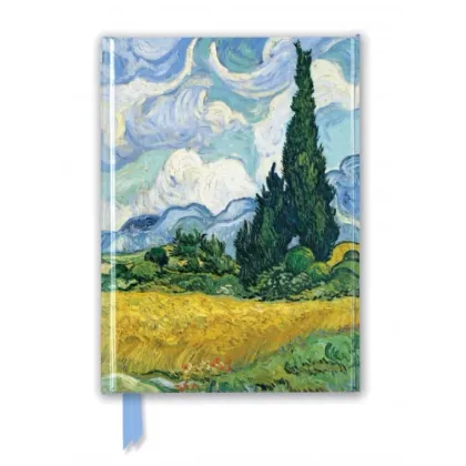 Zdjęcie Dziennik (Van Gogh: Pole pszenicy z cyprysami) - Flame Tree Publishing
