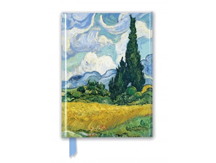 obrazek 1 Dziennik (Van Gogh: Pole pszenicy z cyprysami) - Flame Tree Publishing