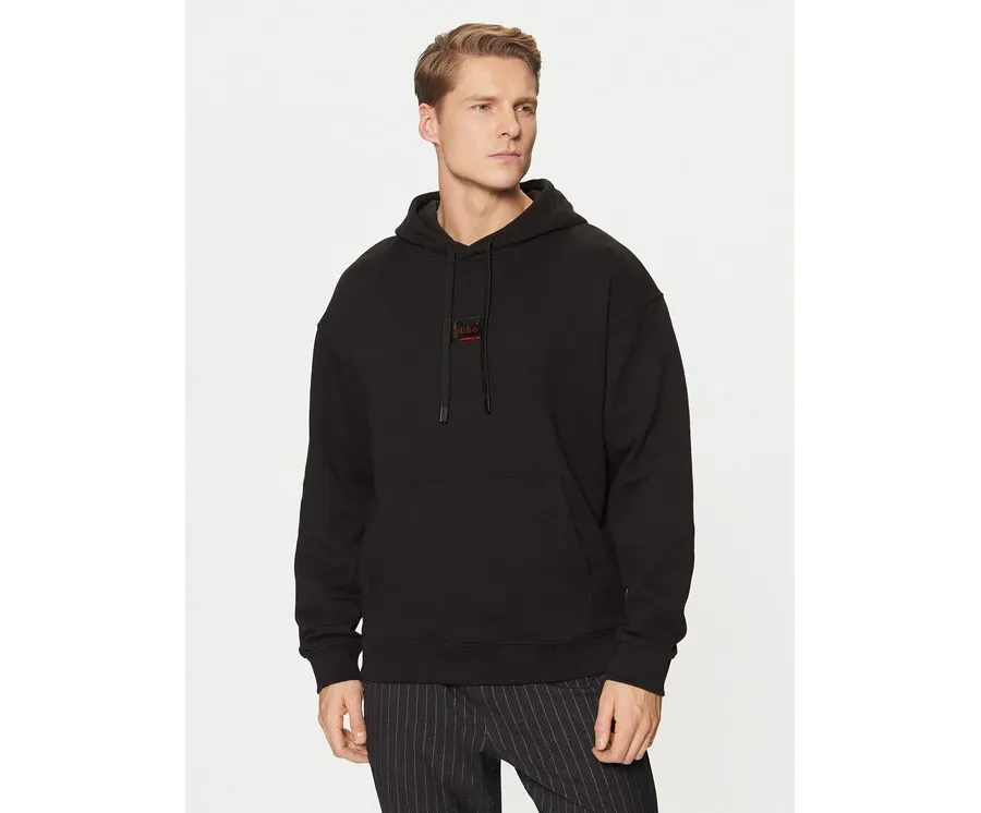 obrazek 1 HUGO Bluza Dugojellow 50524318 Czarny Regular Fit