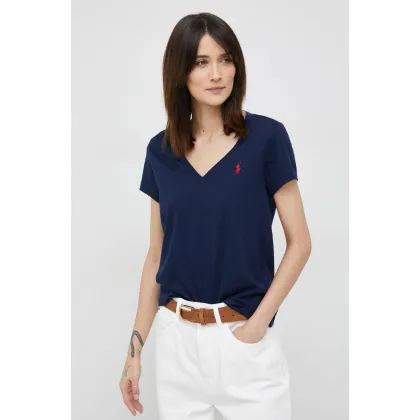 Zdjęcie Polo Ralph Lauren t-shirt bawełniany kolor granatowy