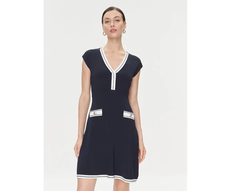 obrazek 1 Guess Sukienka dzianinowa Febe 4RGK08 5790Z Granatowy Regular Fit
