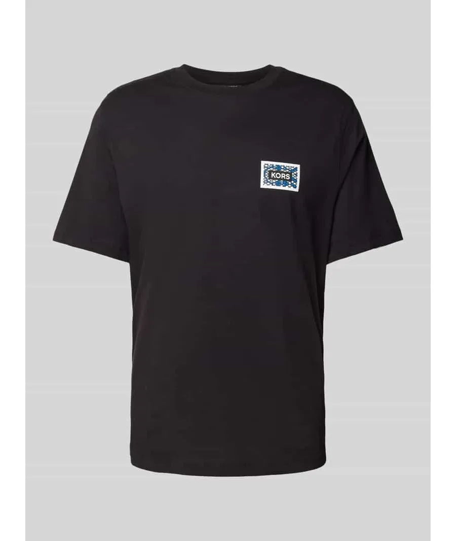 obrazek 1 T-shirt z detalami z logo