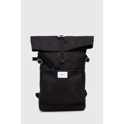 Zdjęcie Sandqvist plecak Ilon kolor czarny duży gładki SQA1496