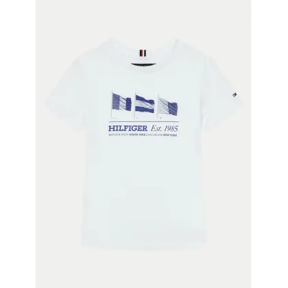 Zdjęcie Tommy Hilfiger T-Shirt KB0KB09350 S Biały Regular Fit