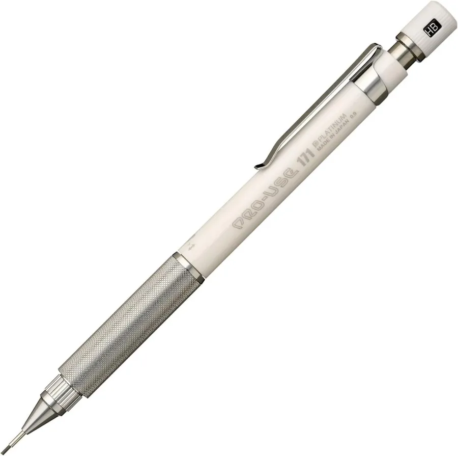 obrazek 1 Rewelacyjny ołówek mechaniczny 0,9 Platinum PRO-USE 171 White