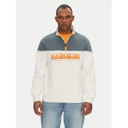 Zdjęcie Napapijri Bluza B-Saturnia NP0A4ICHN1A1 Biały Regular Fit