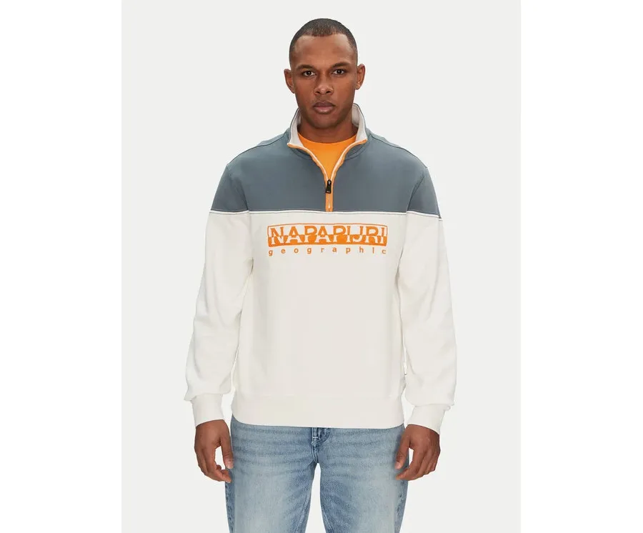 obrazek 1 Napapijri Bluza B-Saturnia NP0A4ICHN1A1 Biały Regular Fit