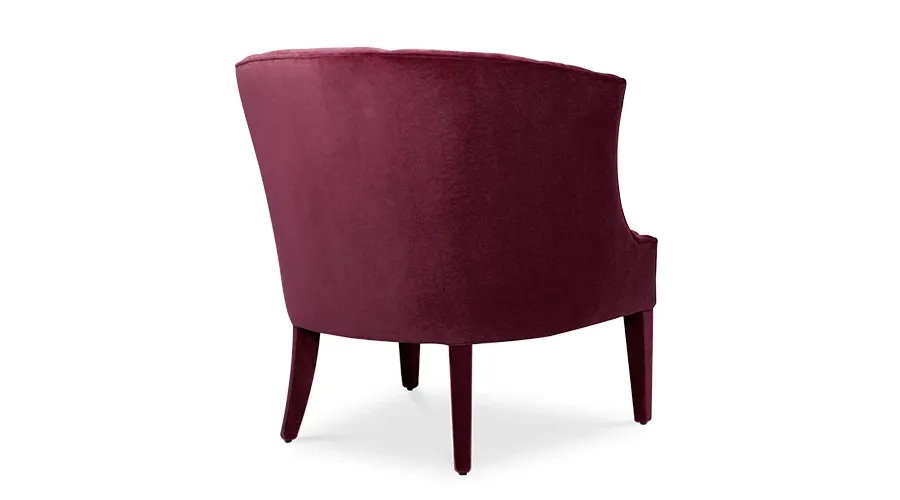 obrazek 4 Portugalski fotel w kolorze bordowym