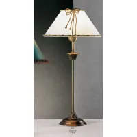 Picture Lamp with a round base and two leaf-shaped elements with a white conical shade - Il Paralume Marina