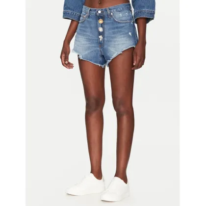 Zdjęcie ViCOLO Szorty jeansowe DD5215 Granatowy Regular Fit