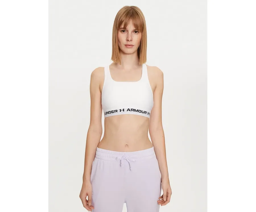 obrazek 1 Under Armour Biustonosz sportowy Crossback Mid Bra 1361034 Biały