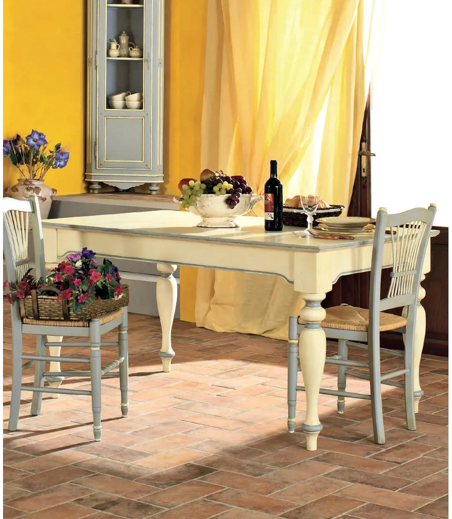 obrazek 1 Ekskluzywny prowansalski stół z wewnętrznym przedłużeniem 2x45cm - Interiors Italia