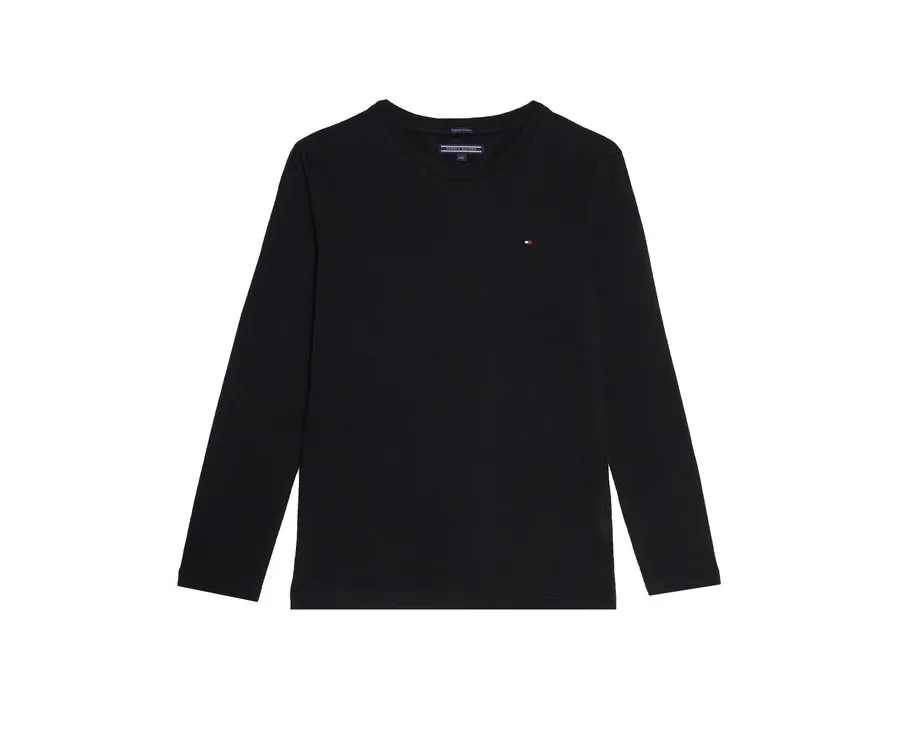 obrazek 1 Tommy Hilfiger Bluzka KB0KB04141 Czarny Long Sleeve