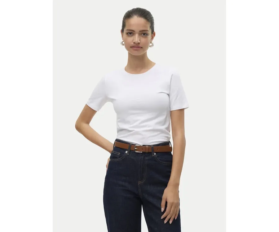obrazek 1 Vero Moda T-Shirt Lulu 10323755 Biały Regular Fit