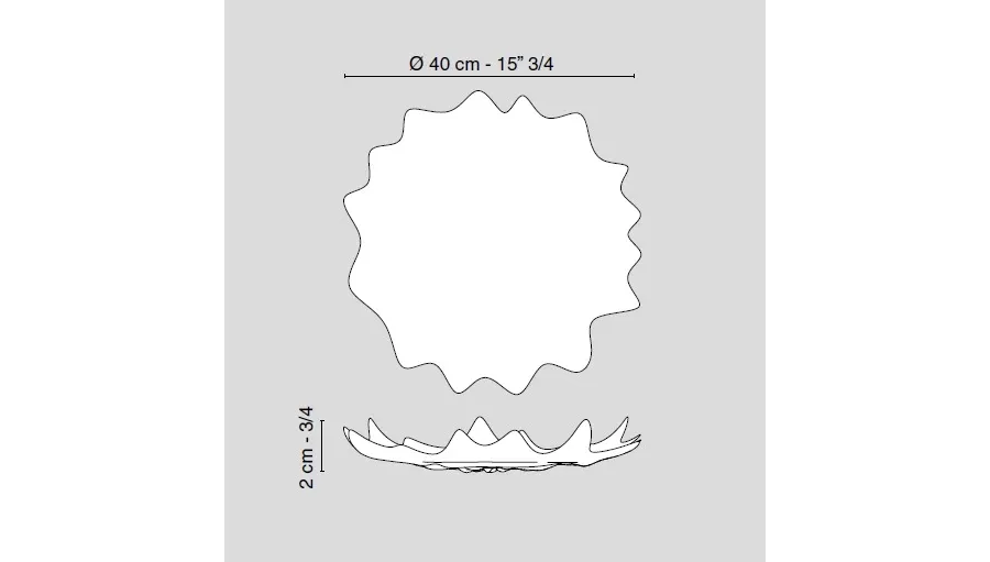 picture 3 Awangard plate imitating pearl by Luxury Products